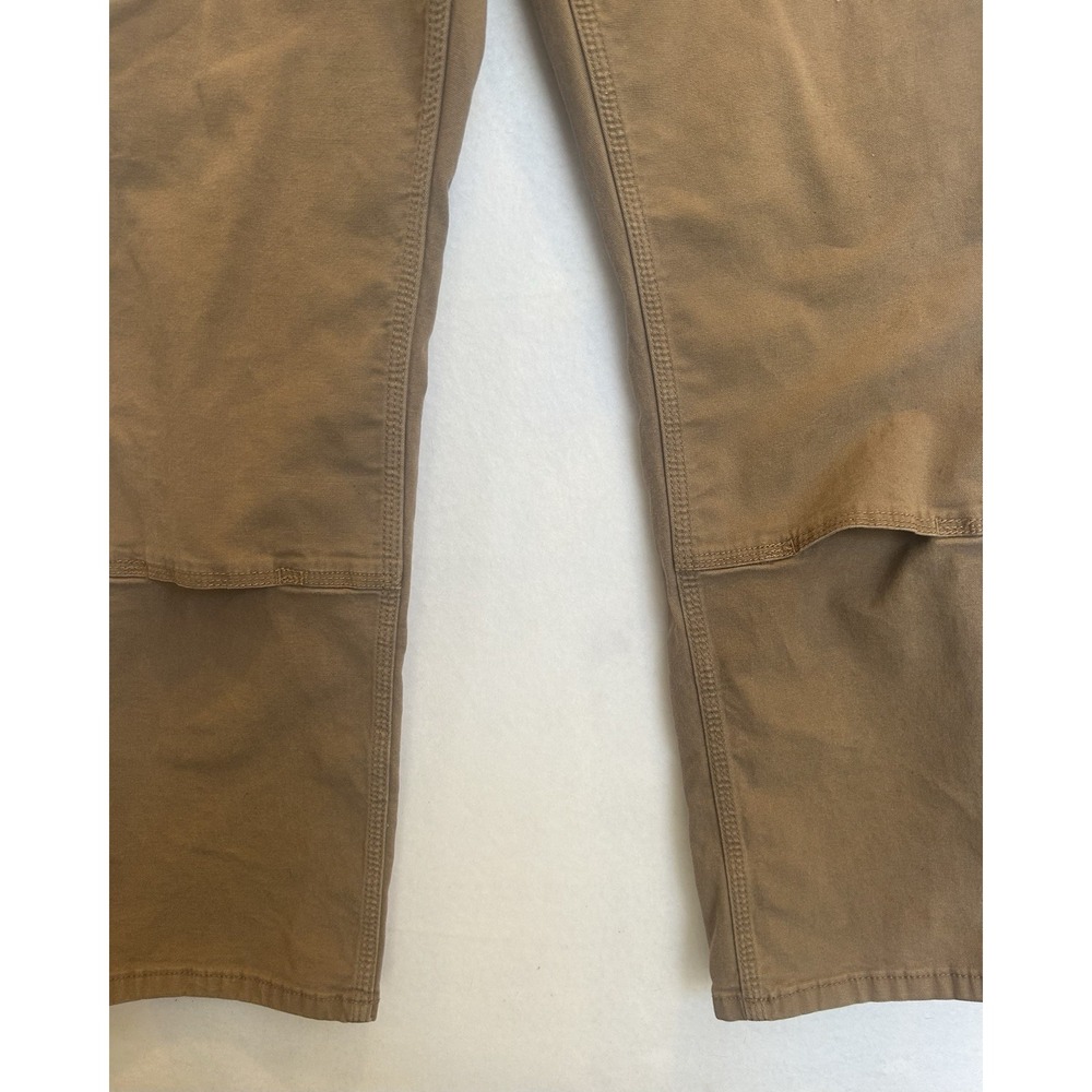 Ariat Rebar M4 Relaxed Men's 34x30‎ Field Khaki Double Knees Carpenter Canvas - Picture 7 of 14